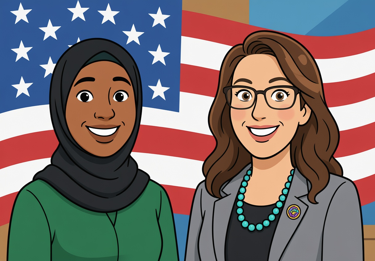 Polarization at the Extremes: Rep. Lauren Boebert and Rep. Ilhan Omar as Bookends of America’s Political Spectrum