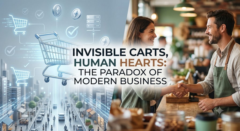 Invisible Carts, Human Hearts: The Paradox of Modern Business